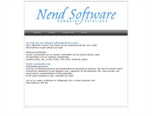 Tablet Screenshot of nendsoftware.nl